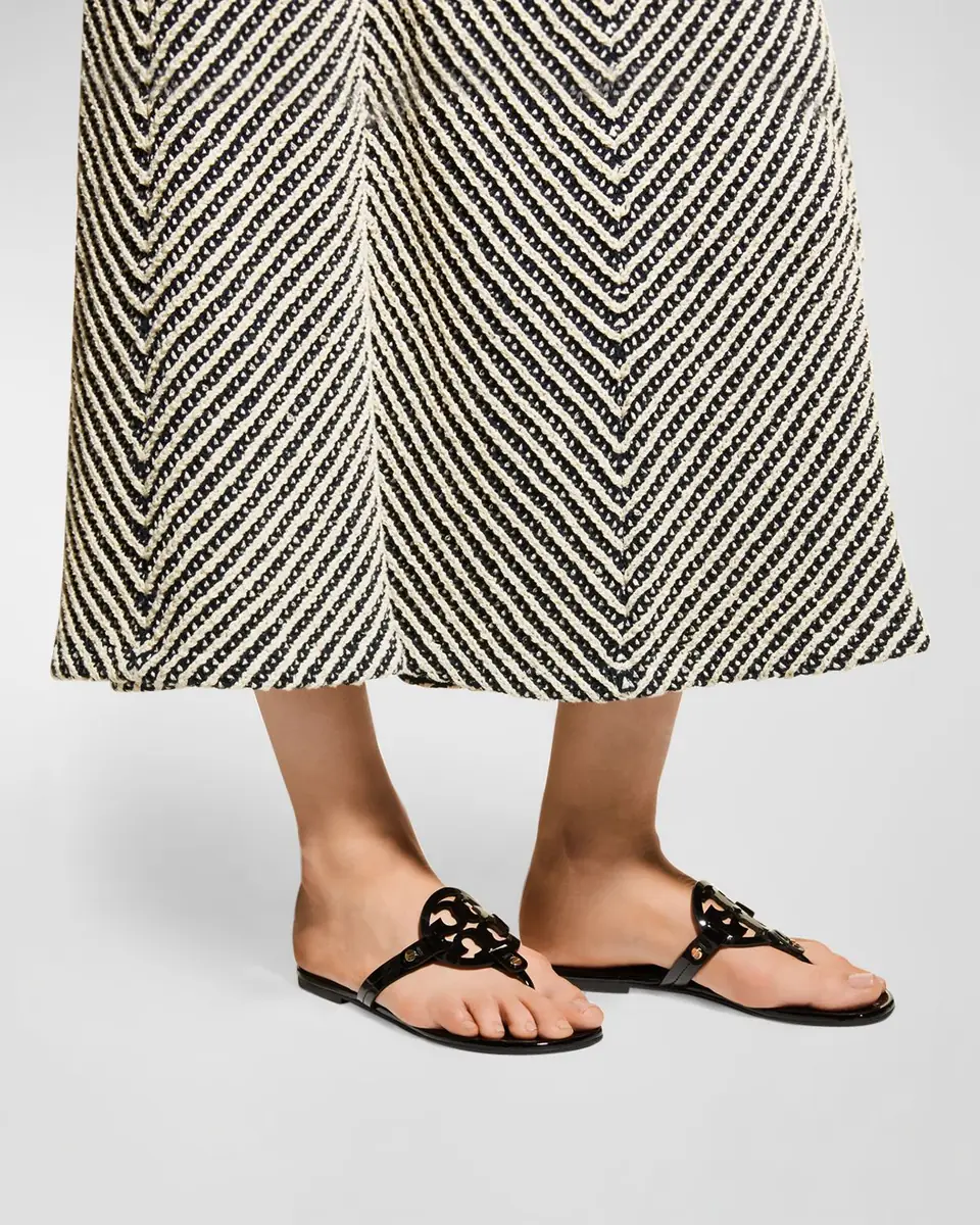 Tory Burch Miller Patent Leather Sandals | Thumbnail 2 Tory Burch Miller Patent Leather Sandals | Thumbnail 2