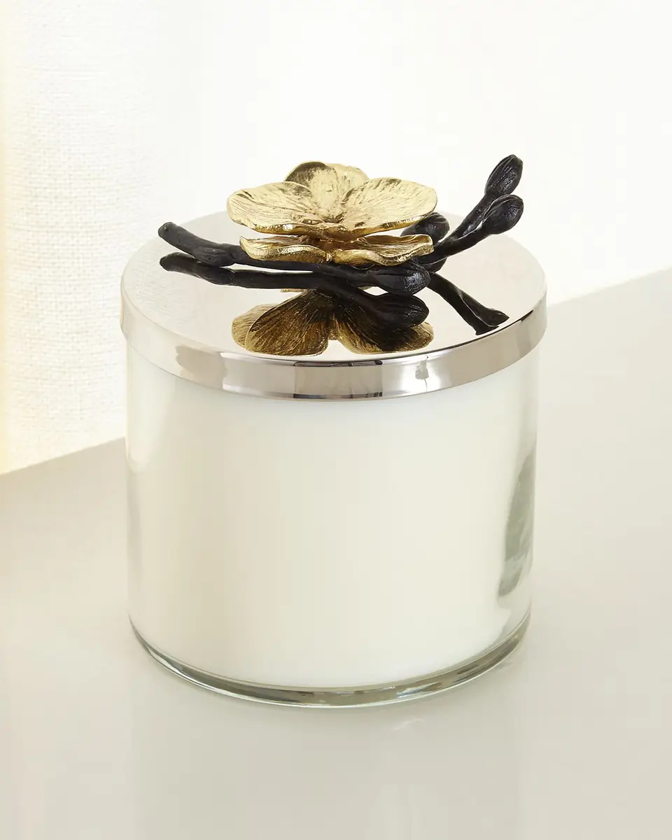 Michael Aram 13. 5 oz. Gold Orchid Candle | Thumbnail 2 Michael Aram 13. 5 oz. Gold Orchid Candle | Thumbnail 2