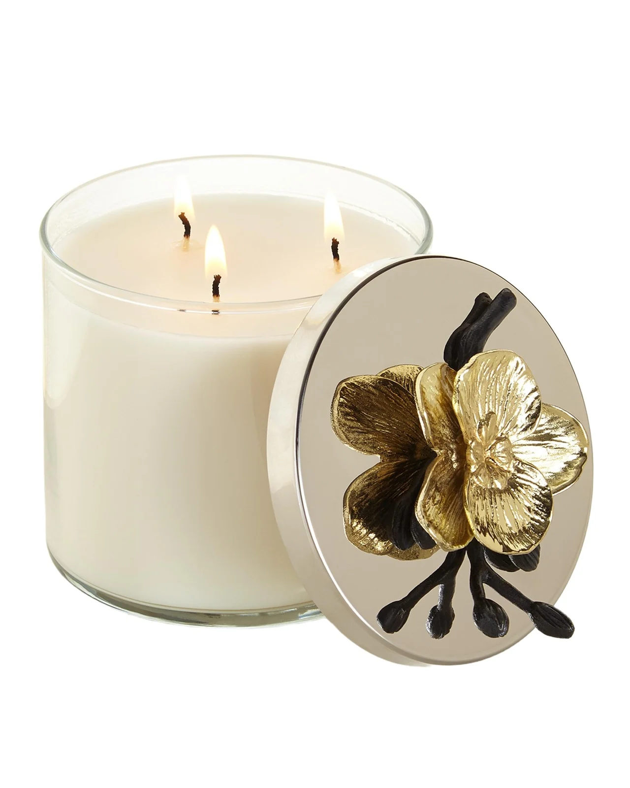 Michael Aram 13. 5 oz. Gold Orchid Candle