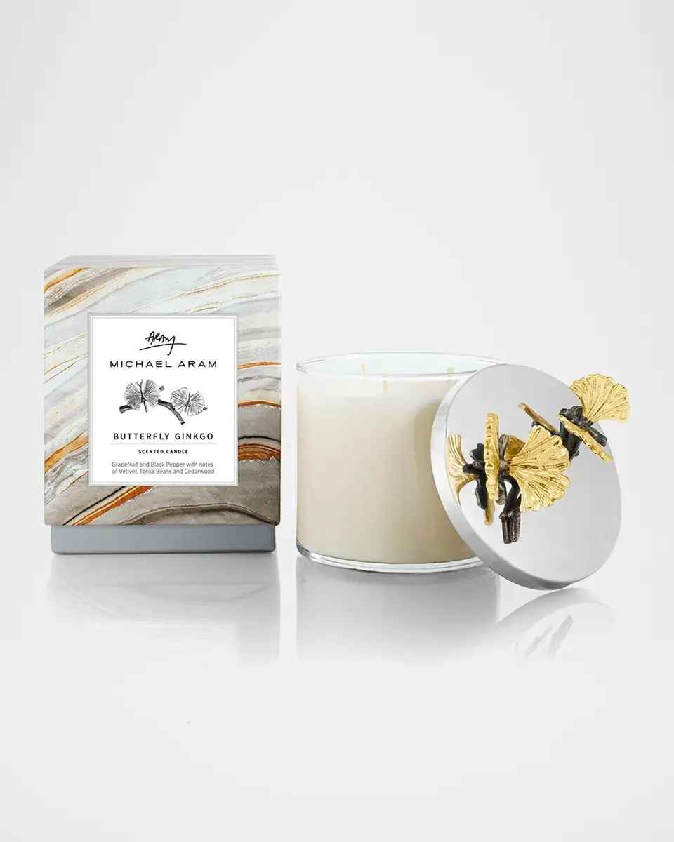 Michael Aram Butterfly Ginkgo Candle | Thumbnail 3 Michael Aram Butterfly Ginkgo Candle | Thumbnail 3