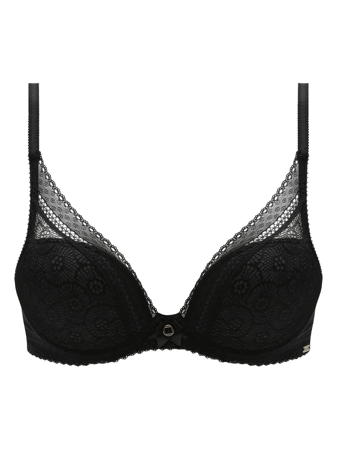 Festivite Lace Plunge Bra, Bright Pink Festivite Lace Plunge Bra, Bright Pink