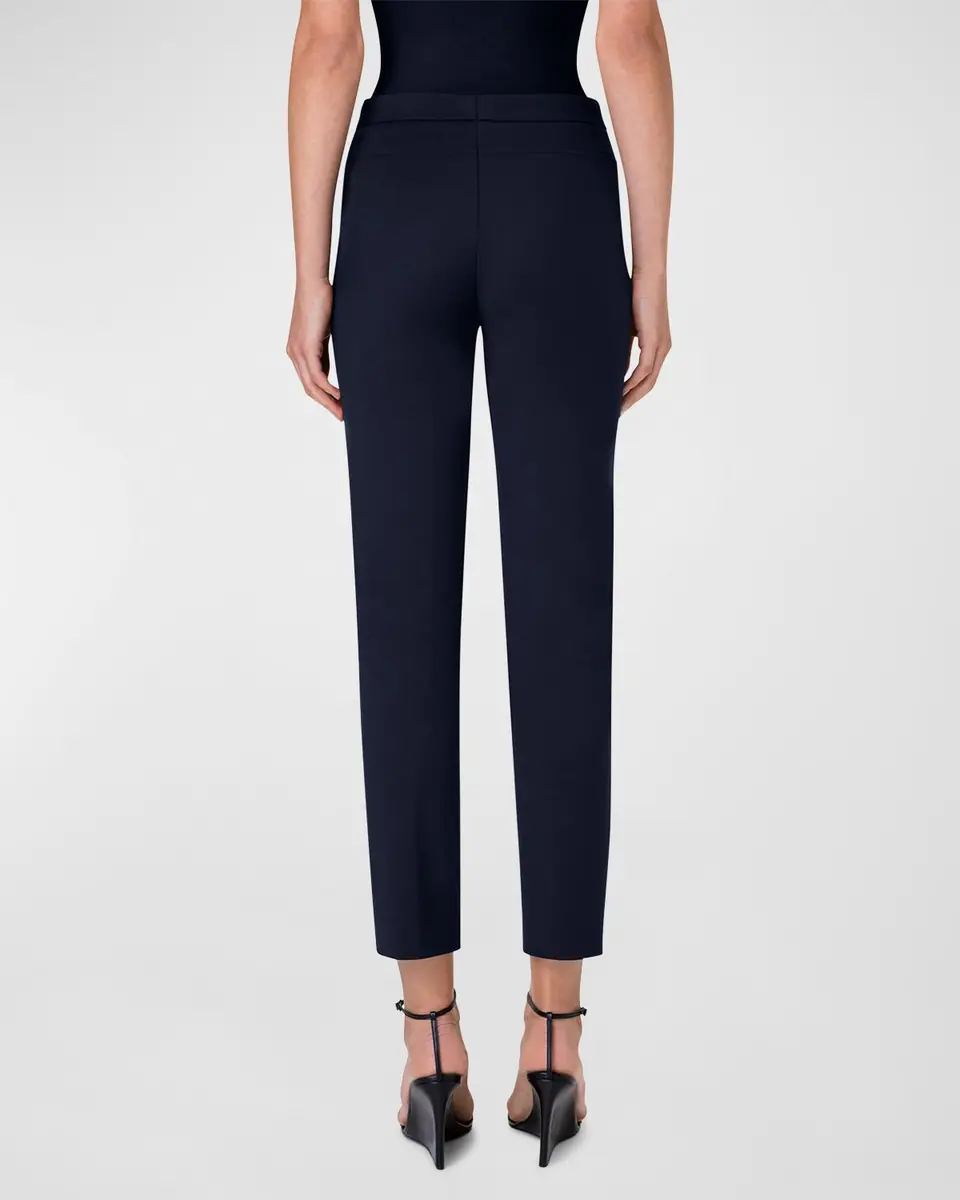 Akris punto Franca Mid-Rise Cropped Pants | Thumbnail 4