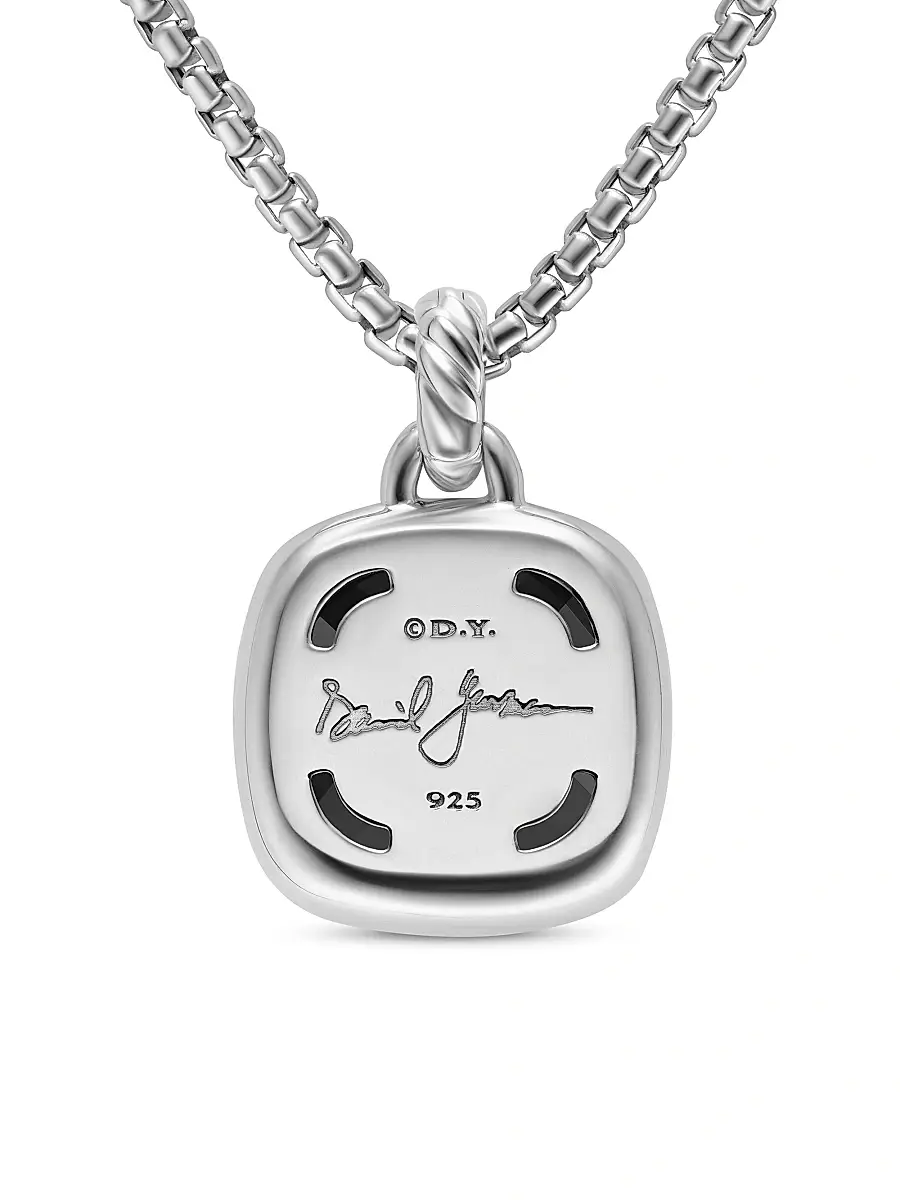 David Yurman Women's Albion Pendant in Sterling Silver - Black Onyx | Thumbnail 4 David Yurman Women's Albion Pendant in Sterling Silver - Black Onyx | Thumbnail 4