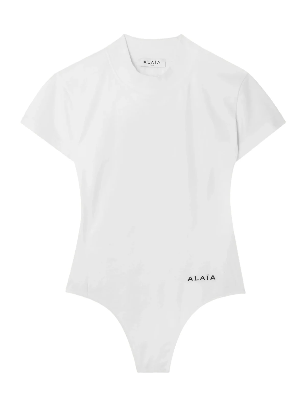 Embroidered Stretch-cotton Jersey Bodysuit Embroidered Stretch-cotton Jersey Bodysuit