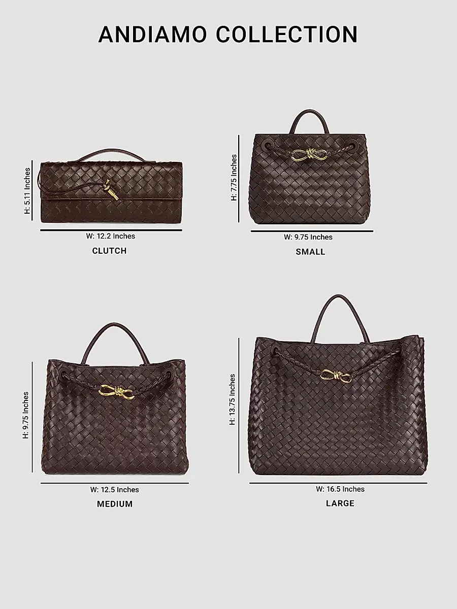 Bottega Veneta Women's Andiamo Small Intrecciato-Leather Top-Handle Bag | Thumbnail 9 Bottega Veneta Women's Andiamo Small Intrecciato-Leather Top-Handle Bag | Thumbnail 9