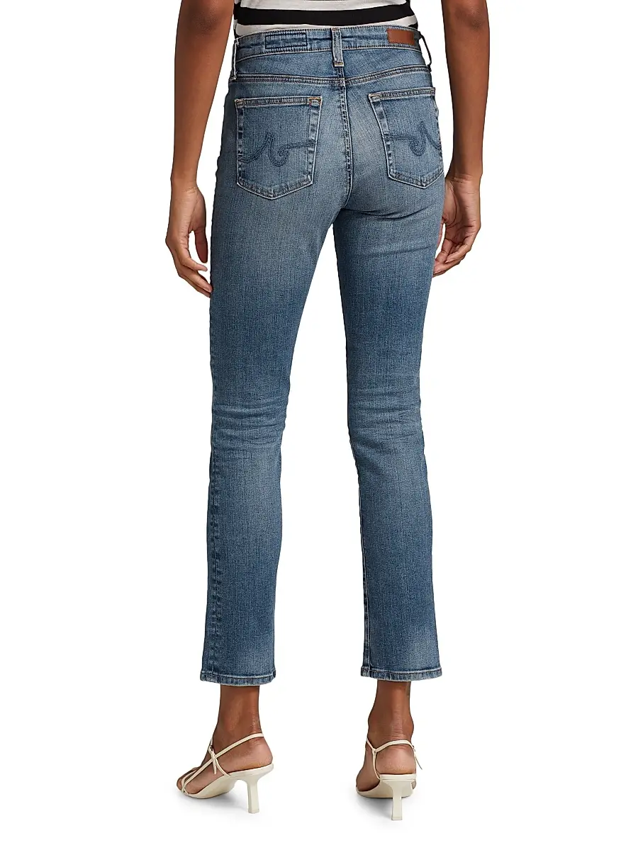 AG Jeans Women's Mari High-Rise Stretch Straight-Leg Jeans | Thumbnail 5 AG Jeans Women's Mari High-Rise Stretch Straight-Leg Jeans | Thumbnail 5