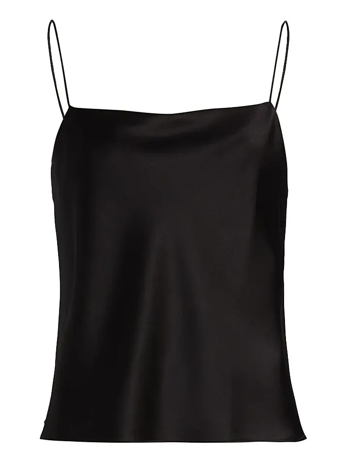 Women's Harmon Draped Satin Tank Top Women's Harmon Draped Satin Tank Top