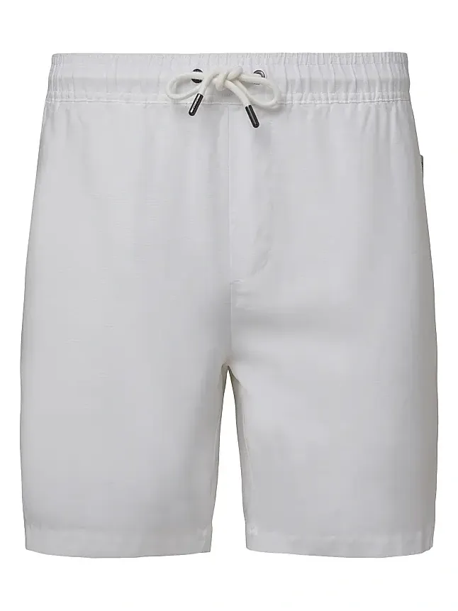 Men's Linen-Blend Drawstring Shorts Men's Linen-Blend Drawstring Shorts