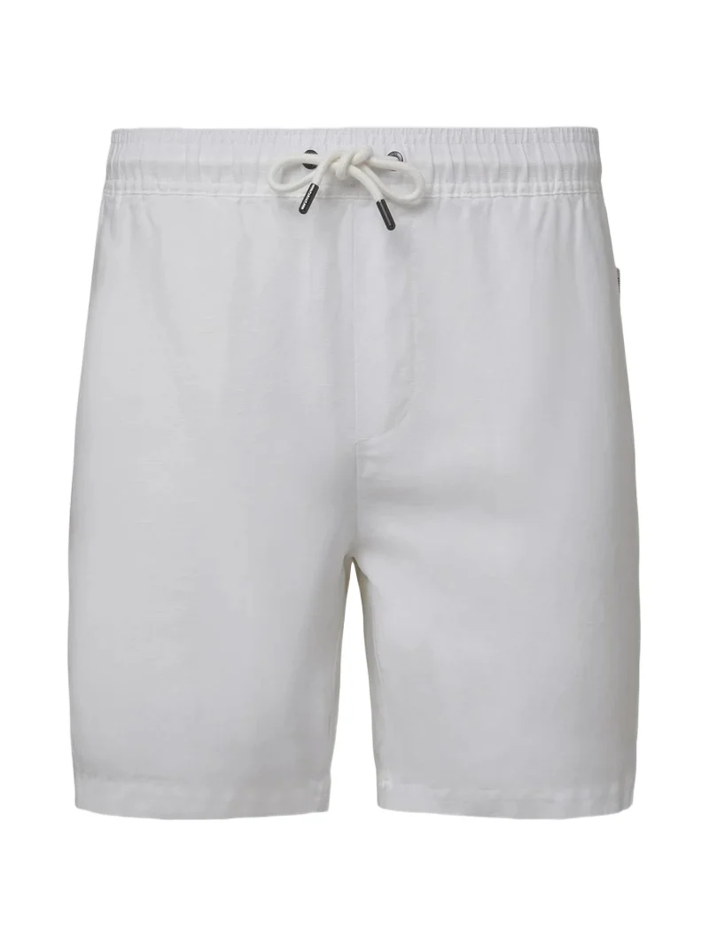 Men's Linen-Blend Drawstring Shorts