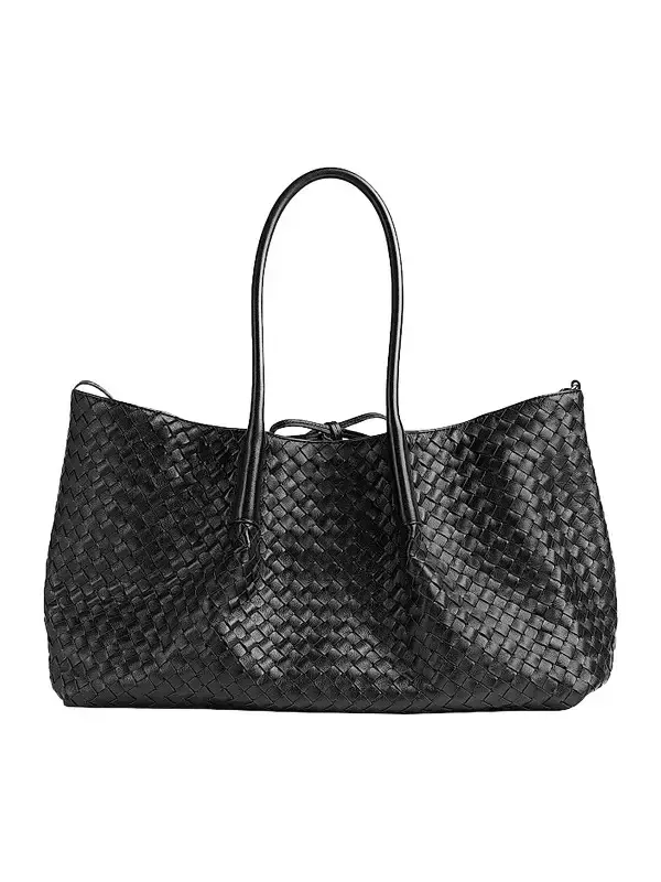 Women's Pinacoteca Reversible Intrecciato Leather Tote Bag Women's Pinacoteca Reversible Intrecciato Leather Tote Bag