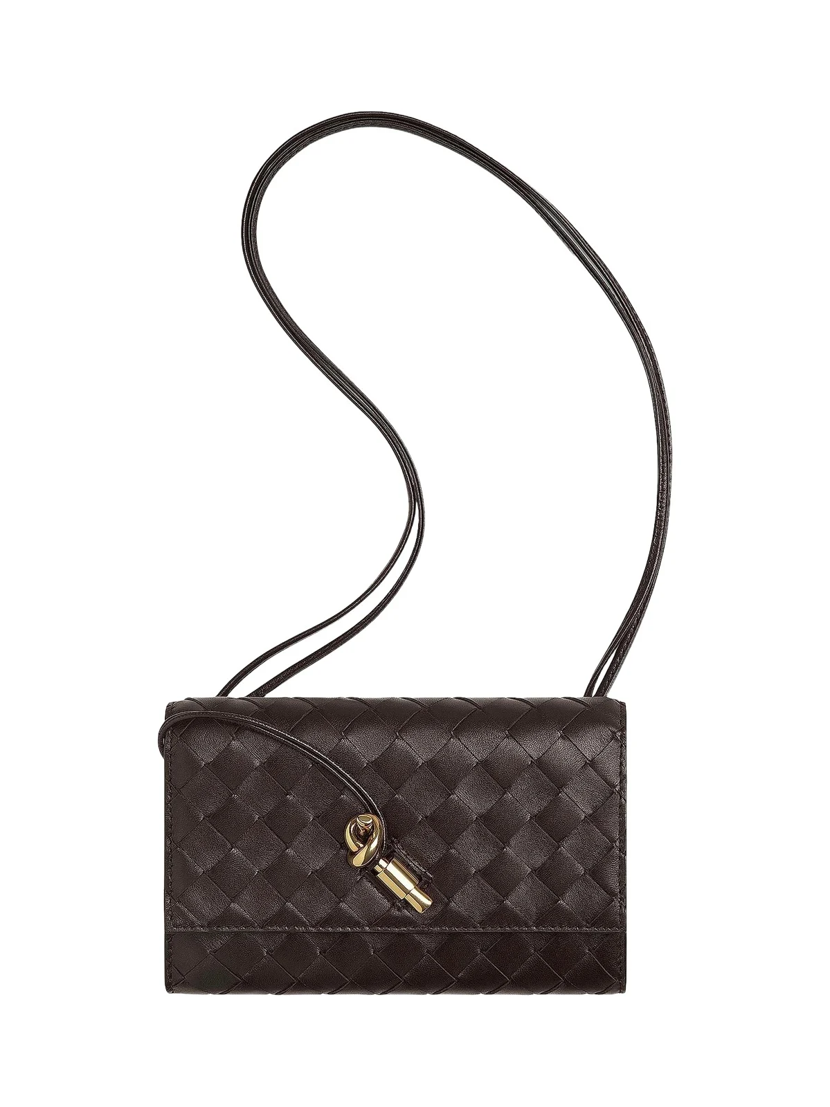 Women's Andiamo Intrecciato Leather Shoulder Bag Women's Andiamo Intrecciato Leather Shoulder Bag