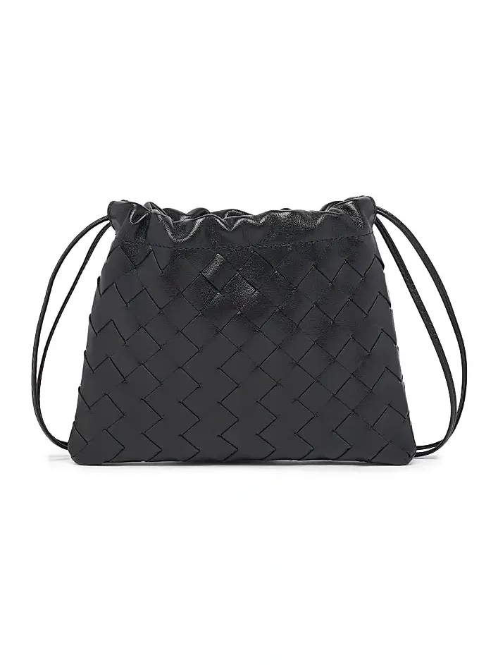 Women's Small Dustbag Intrecciato Leather Crossbody Bag Women's Small Dustbag Intrecciato Leather Crossbody Bag