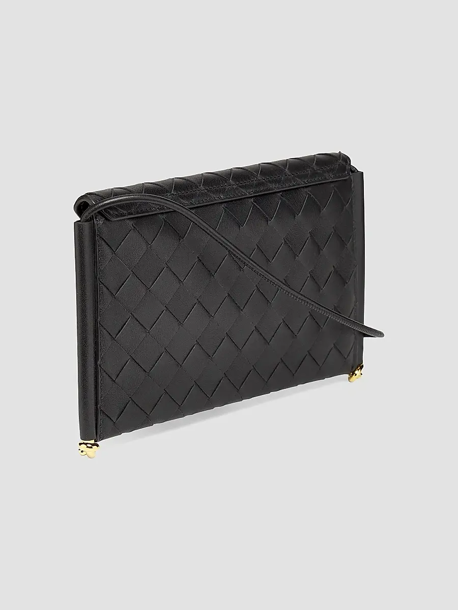 Bottega Veneta Women's Intrecciato Leather Envelope Wallet-On-Chain Bag | Thumbnail 3 Bottega Veneta Women's Intrecciato Leather Envelope Wallet-On-Chain Bag | Thumbnail 3