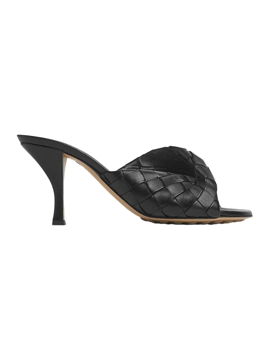Bottega Veneta Women's Blink 90MM Intrecciato Leather Mules