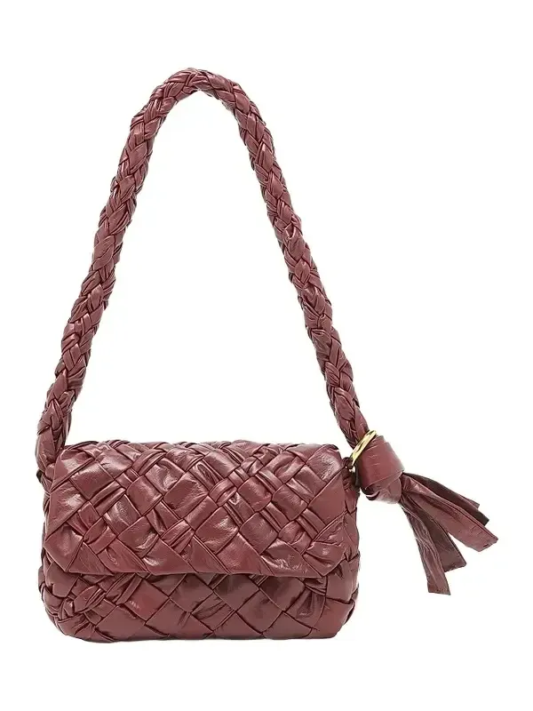 Women's Città Intrecciato Leather Shoulder Bag