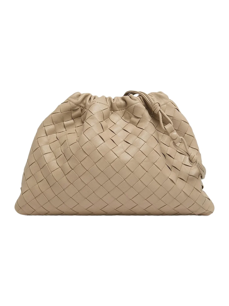 Women's Intrecciato Leather Pouch