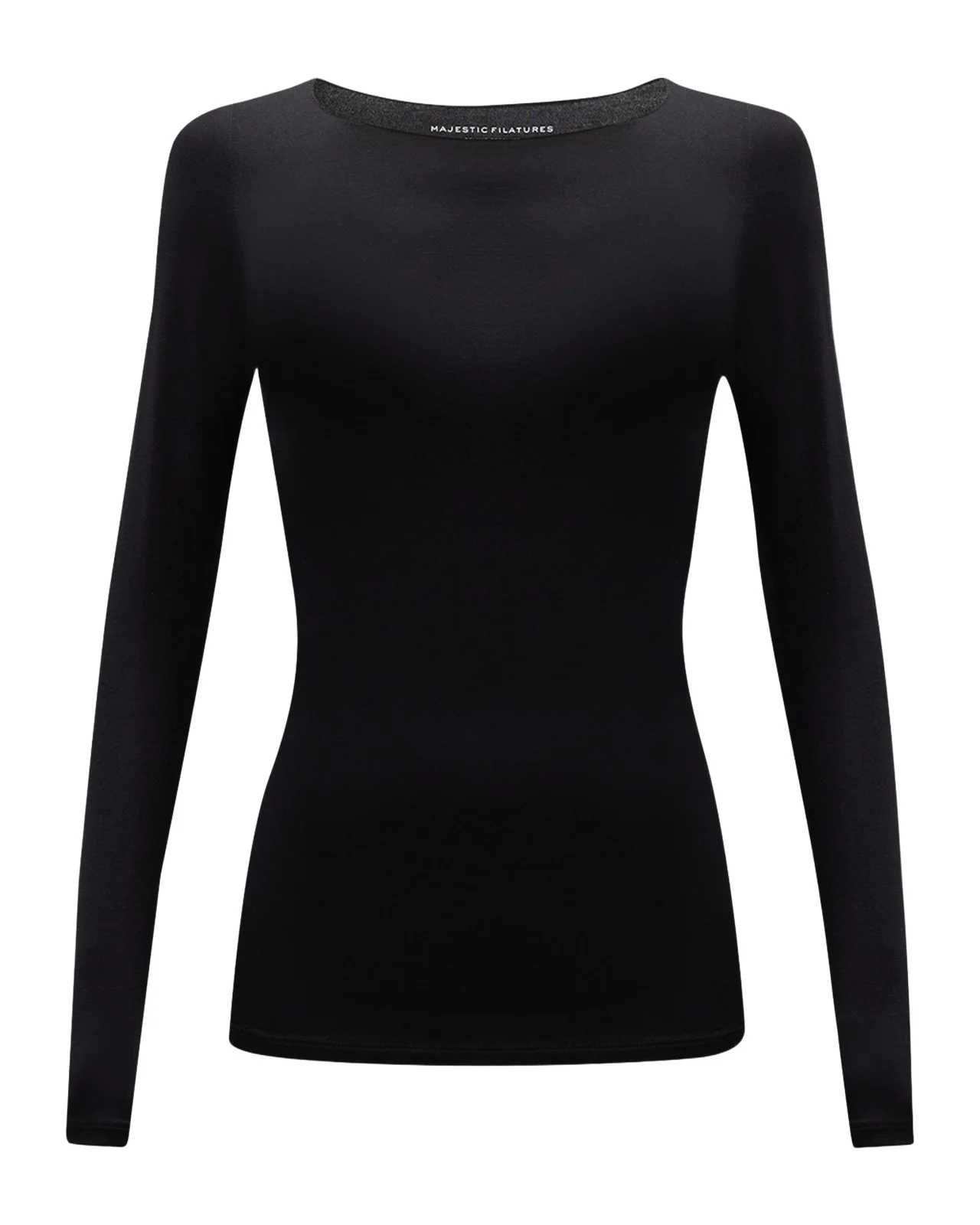 Soft Touch Marrow-Edge Long-Sleeve Top