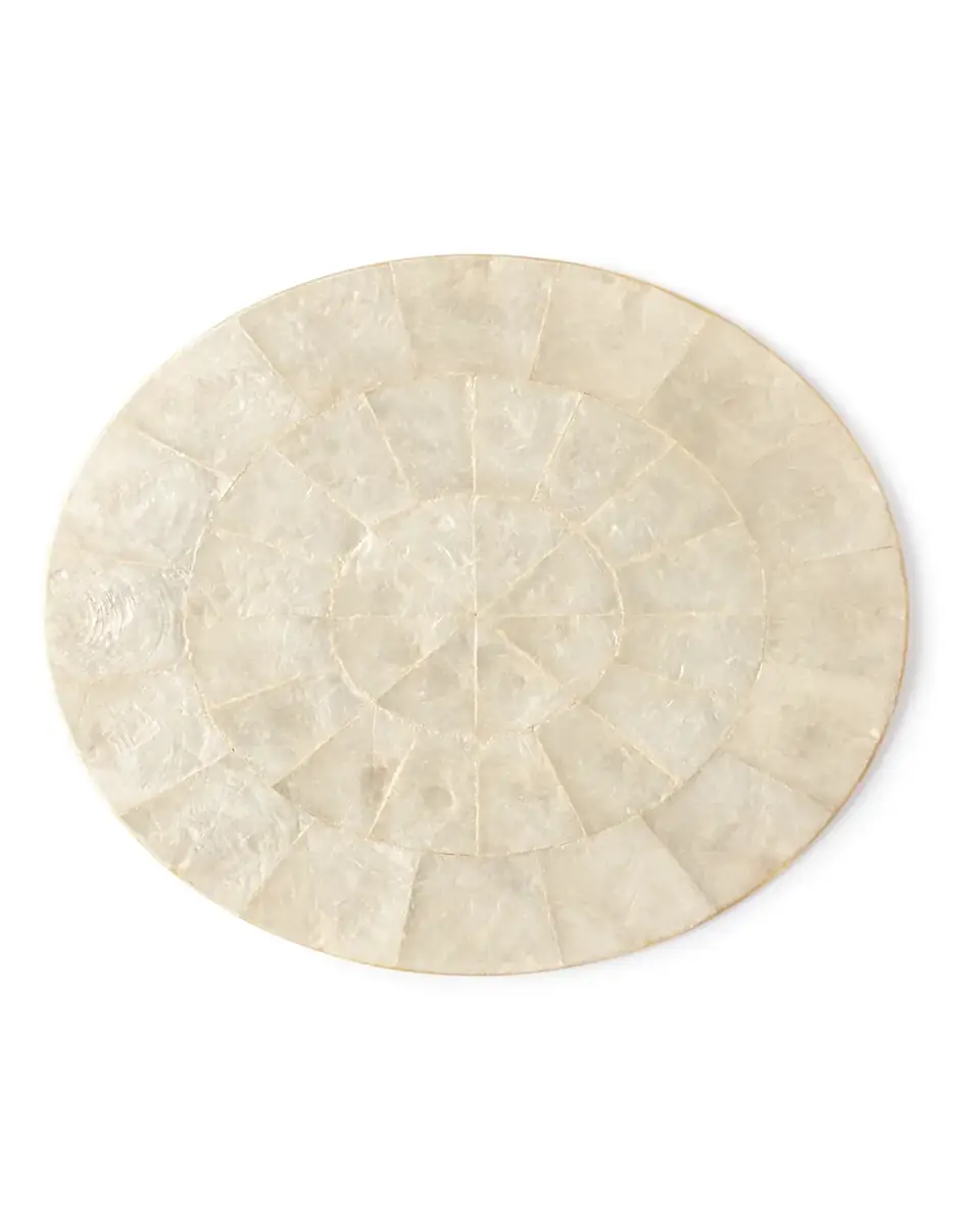 Kim Seybert Natural Capiz Placemat | Thumbnail 2 Kim Seybert Natural Capiz Placemat | Thumbnail 2