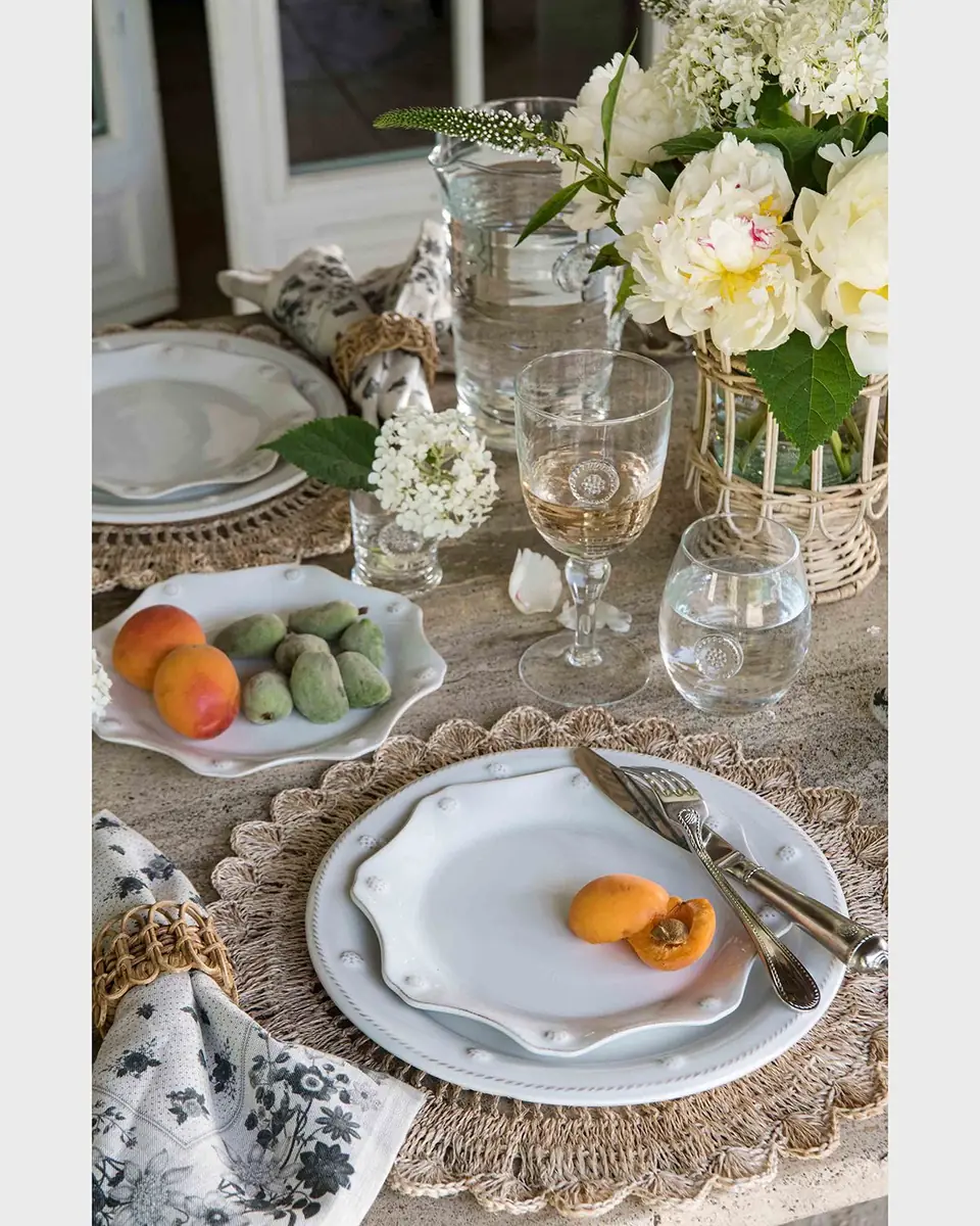 Juliska Berry & Thread Scalloped Dessert/Salad Plate - Whitewash | Thumbnail 3
