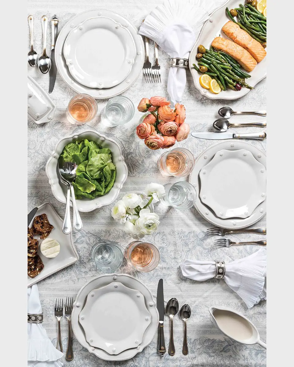 Juliska Berry & Thread Scalloped Dessert/Salad Plate - Whitewash | Thumbnail 4