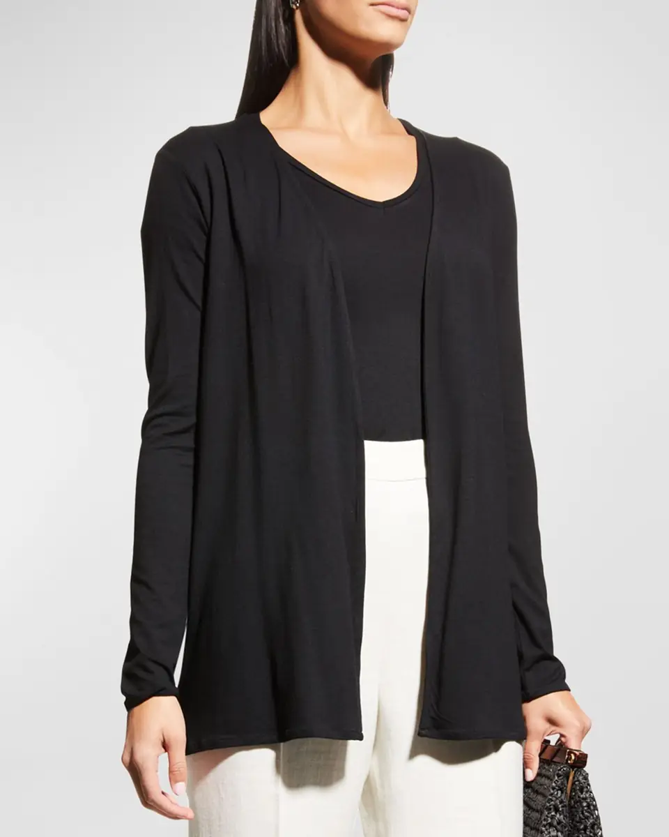 MAJESTIC FILATURES Soft Touch Open-Front Cardigan | Thumbnail 2 MAJESTIC FILATURES Soft Touch Open-Front Cardigan | Thumbnail 2
