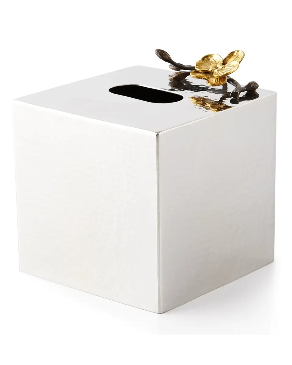 Michael Aram Gold Orchid Tissue Box Cover | Thumbnail 2