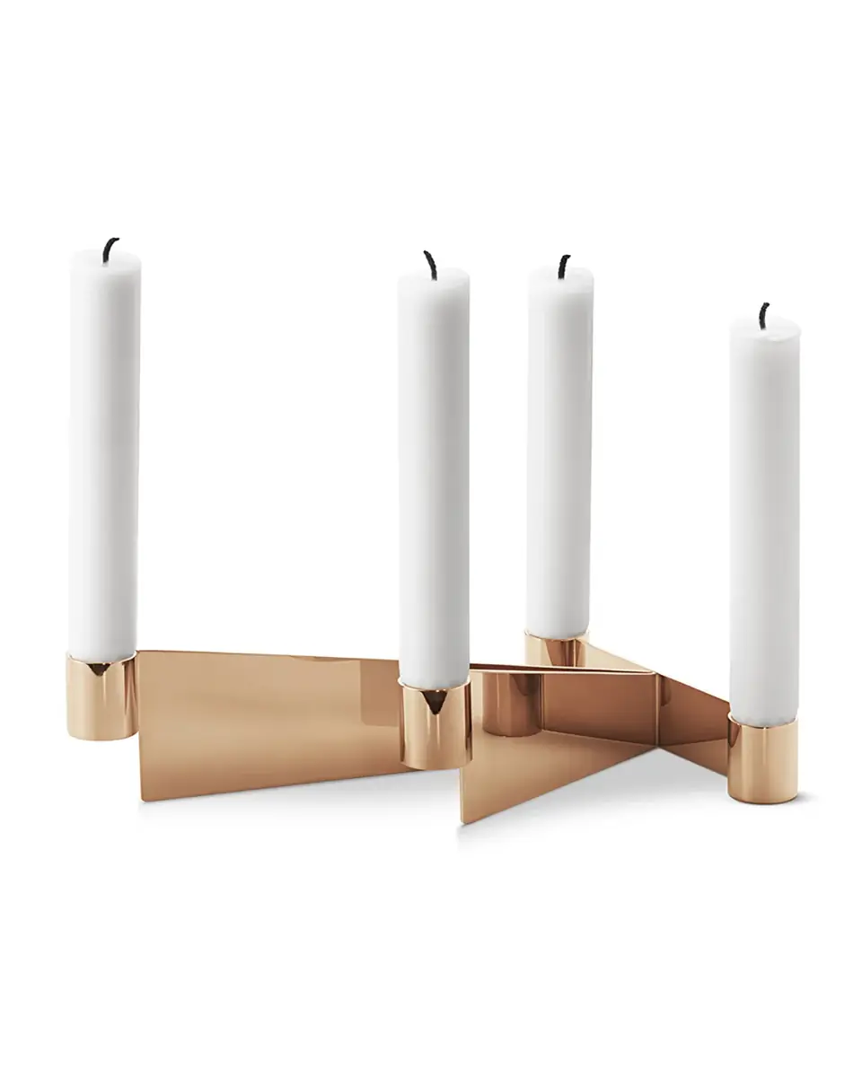 Georg Jensen Urkiola Brass-Colored Candleholder | Thumbnail 2