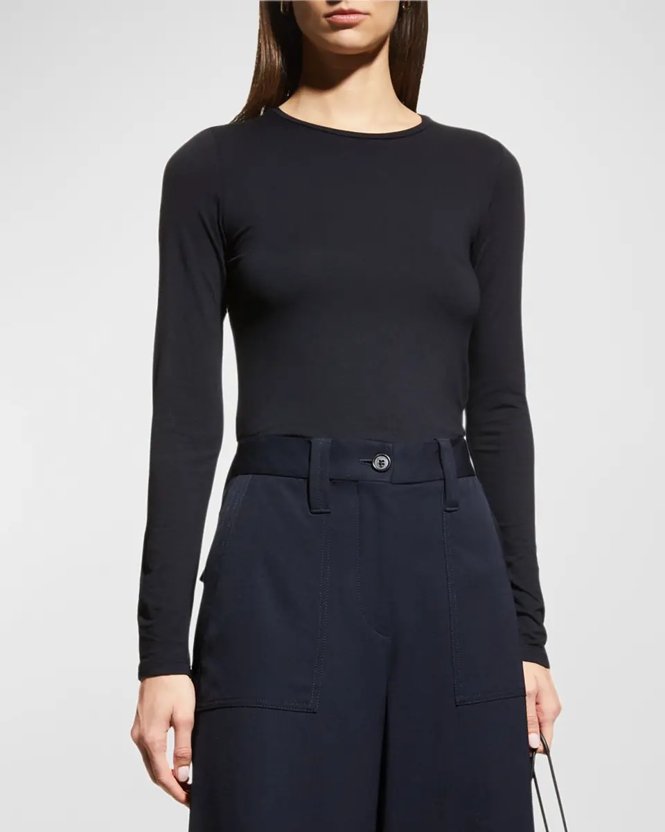 MAJESTIC FILATURES Soft Touch Crewneck Top | Thumbnail 4 MAJESTIC FILATURES Soft Touch Crewneck Top | Thumbnail 4
