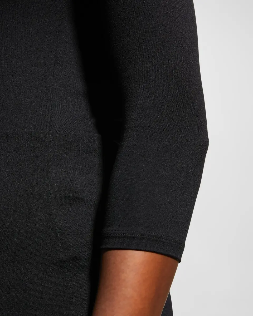 MAJESTIC FILATURES Soft Touch 3/4-Sleeve Scoop-Neck Tee | Thumbnail 7
