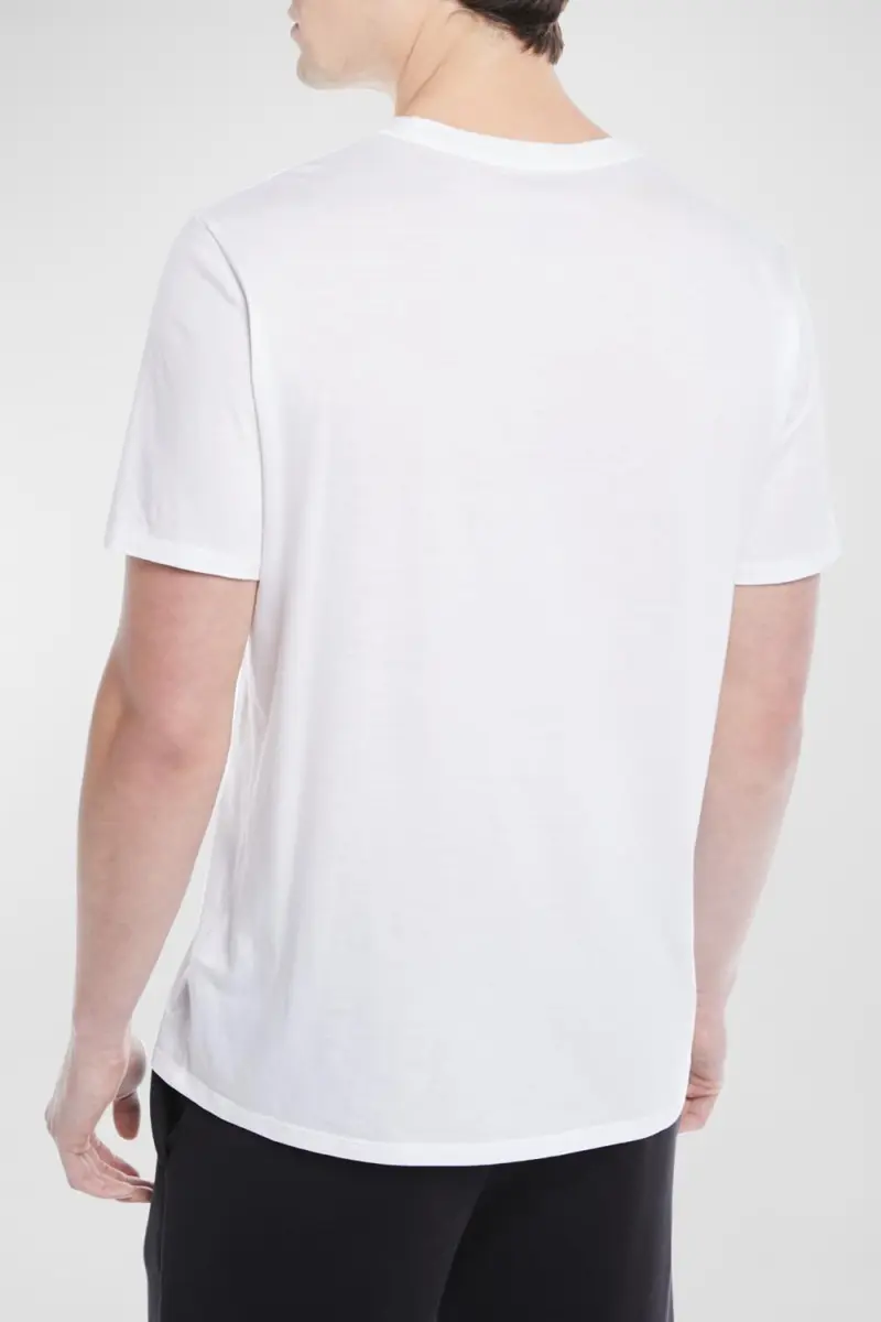 Vince Men's Short-Sleeve Pima Crewneck Jersey T-Shirt, Black | Thumbnail 4 Vince Men's Short-Sleeve Pima Crewneck Jersey T-Shirt, Black | Thumbnail 4