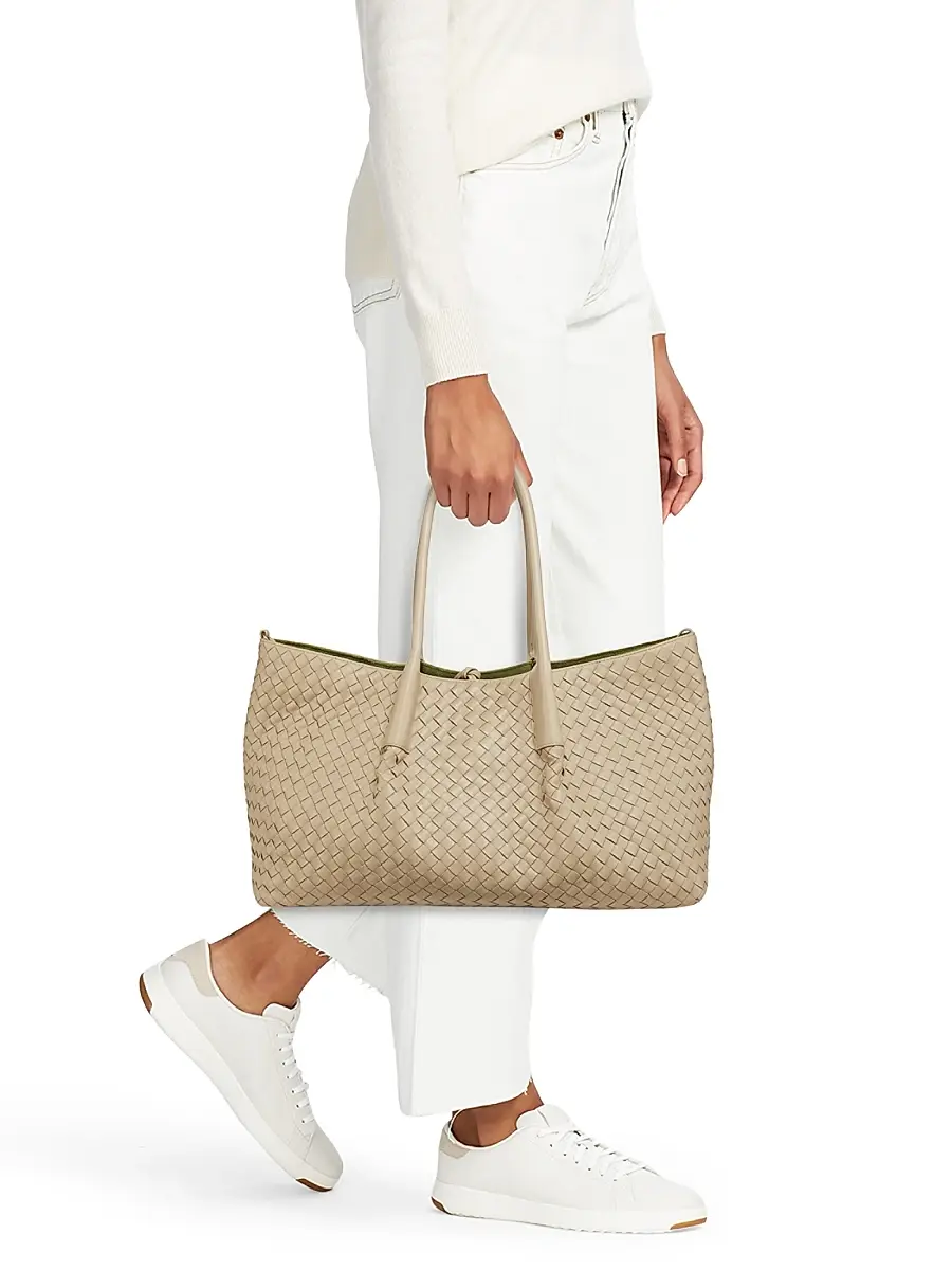 Bottega Veneta Women's Pinacoteca Reversible Intrecciato Leather Tote Bag | Thumbnail 2