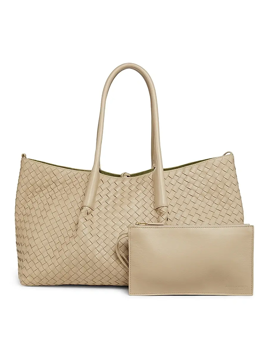 Bottega Veneta Women's Pinacoteca Reversible Intrecciato Leather Tote Bag | Thumbnail 6