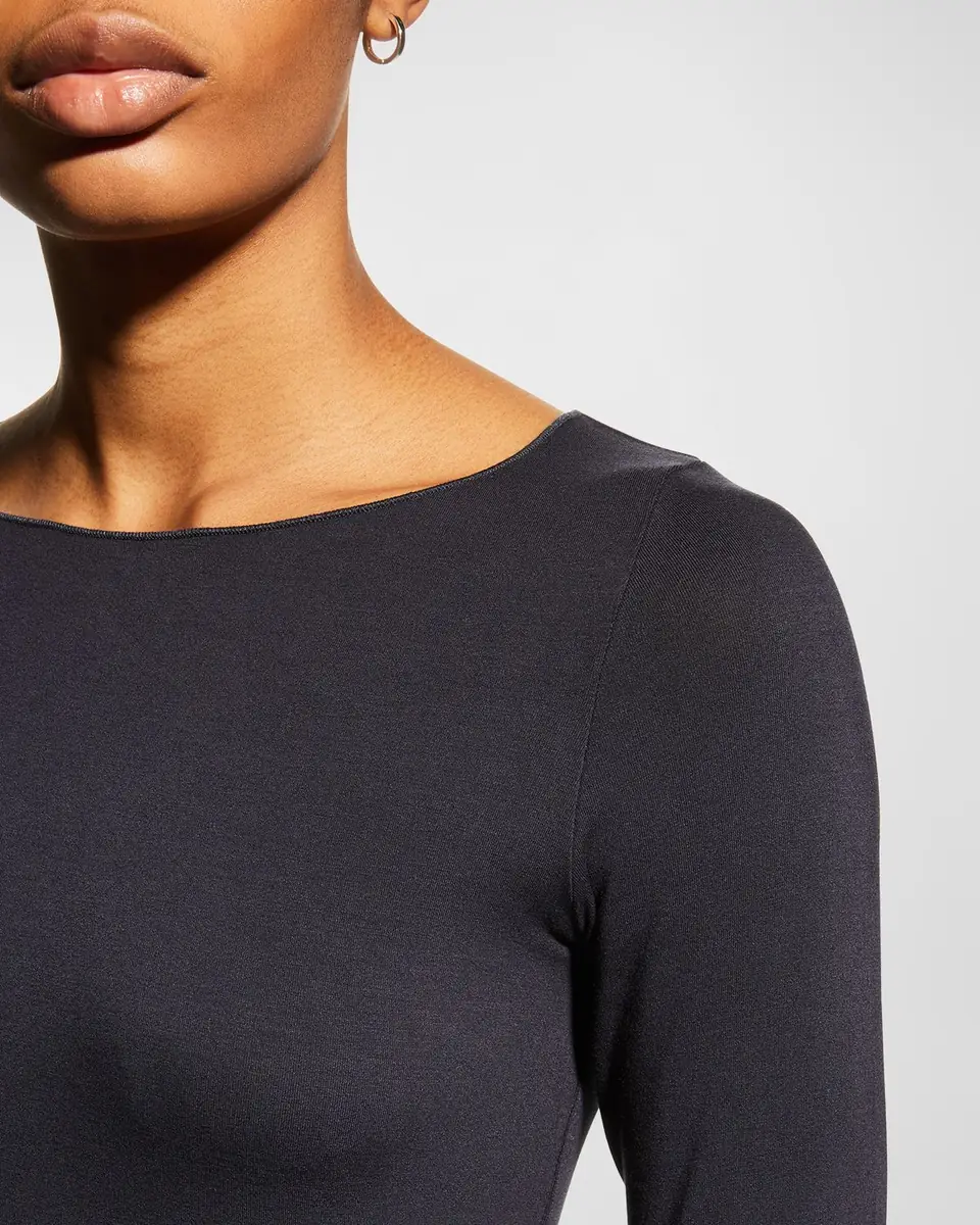 MAJESTIC FILATURES Soft Touch Marrow-Edge Long-Sleeve Top | Thumbnail 5 MAJESTIC FILATURES Soft Touch Marrow-Edge Long-Sleeve Top | Thumbnail 5
