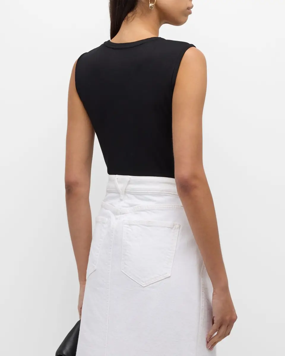 MAJESTIC FILATURES Soft Touch Sleeveless Crew | Thumbnail 3 MAJESTIC FILATURES Soft Touch Sleeveless Crew | Thumbnail 3