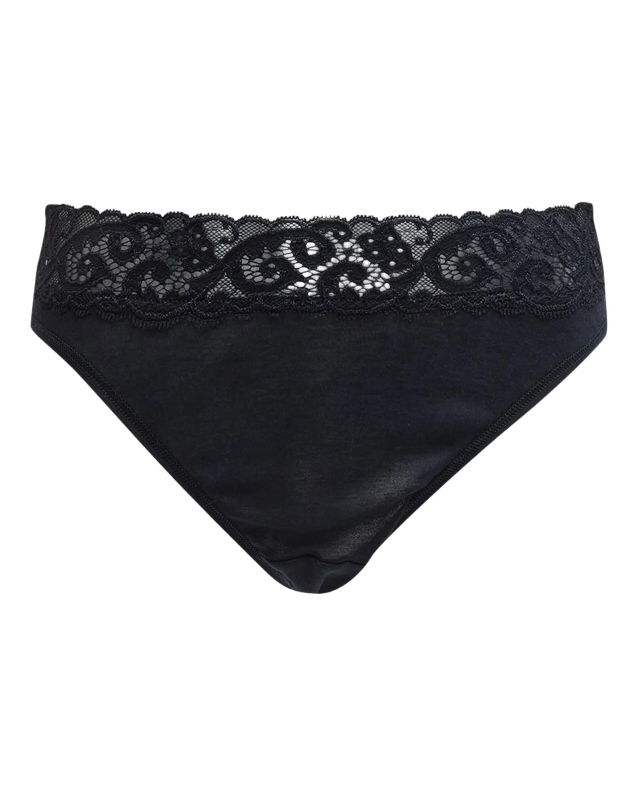 Moments High-Cut Lace-Trim Briefs Moments High-Cut Lace-Trim Briefs