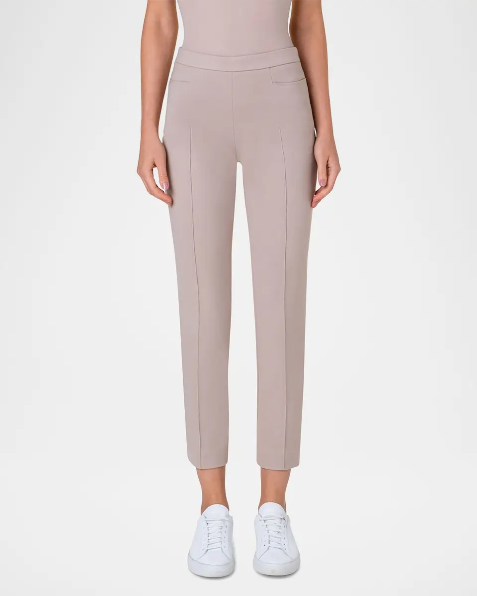 Akris punto Franca Mid-Rise Cropped Pants | Thumbnail 2