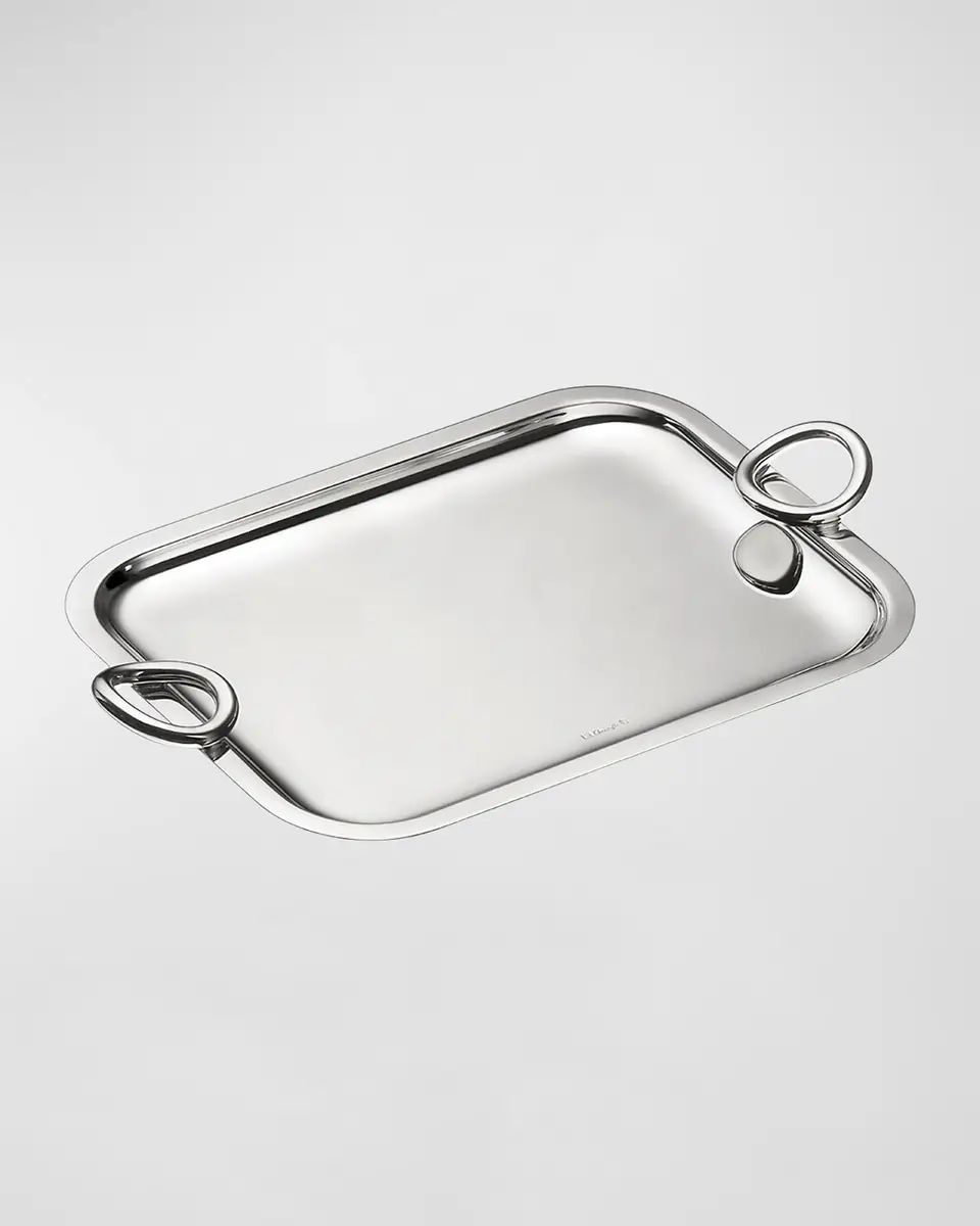 Christofle Extra-Large Vertigo Tray with Handles | Thumbnail 2