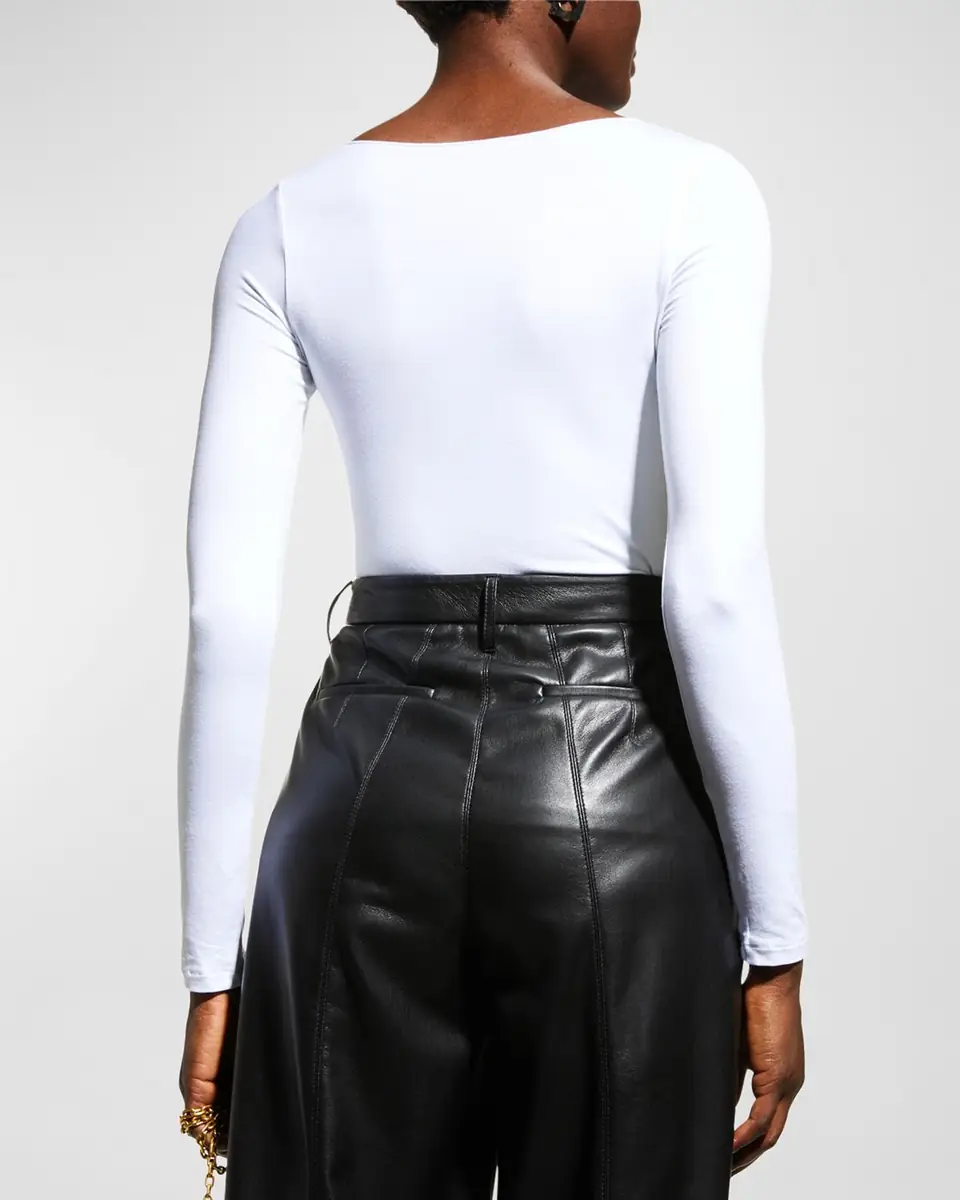 MAJESTIC FILATURES Soft Touch Marrow-Edge Long-Sleeve Top | Thumbnail 3 MAJESTIC FILATURES Soft Touch Marrow-Edge Long-Sleeve Top | Thumbnail 3