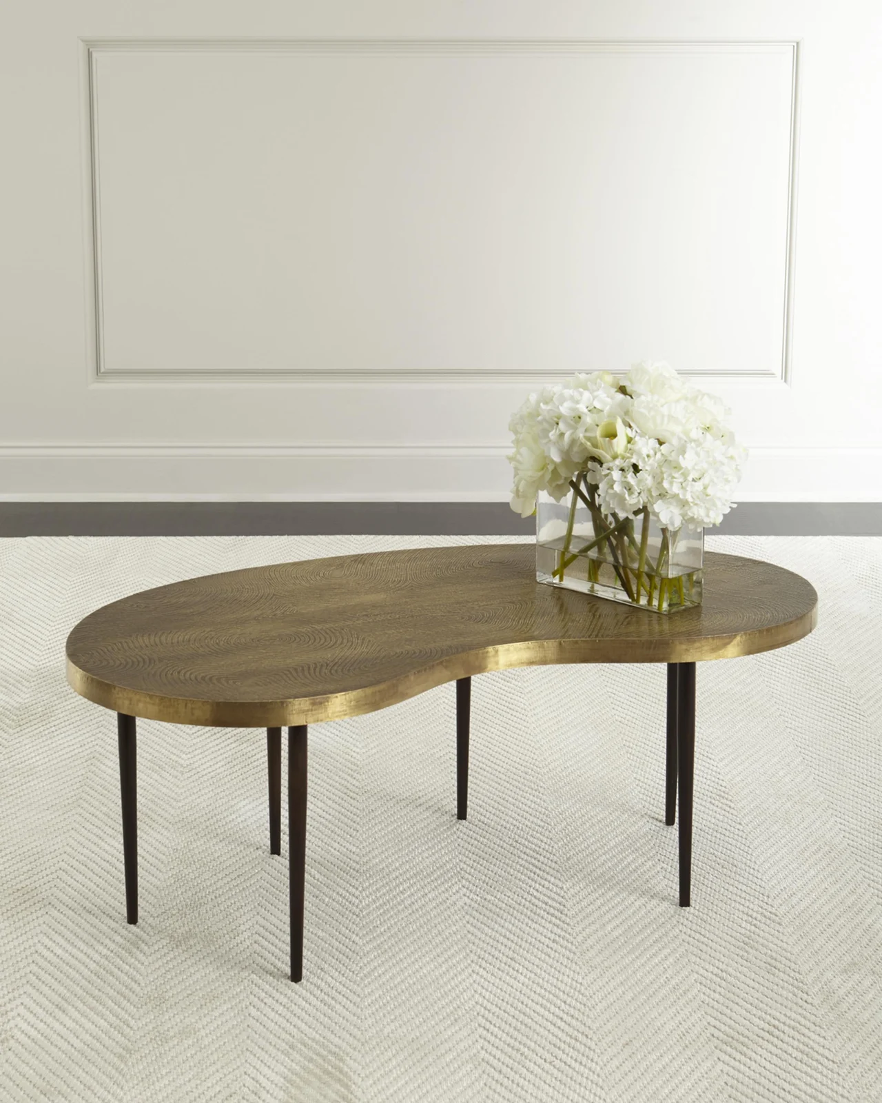 Arteriors Rein Brass Coffee Table