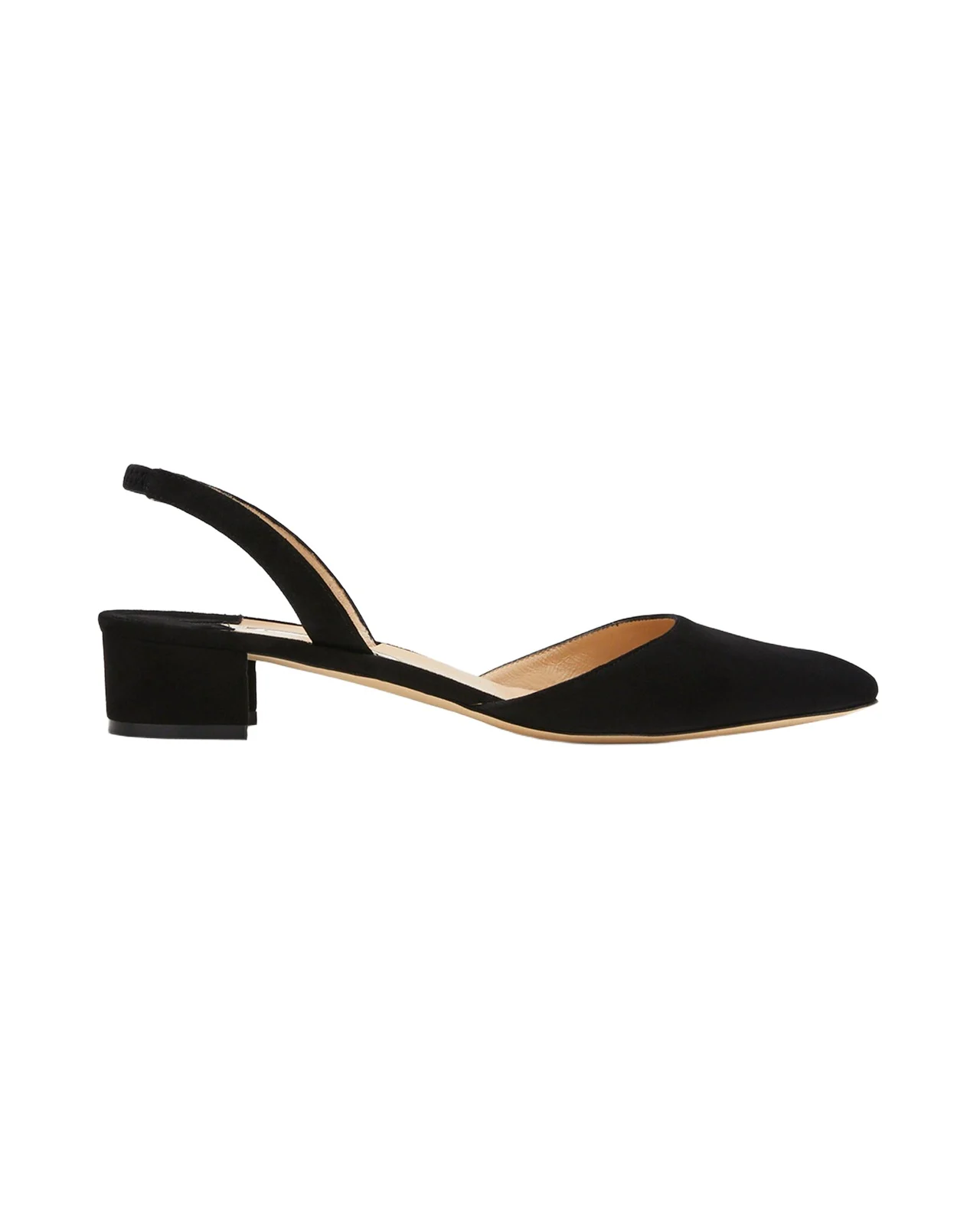 Aspro Suede Block-Heel Slingback Pump Aspro Suede Block-Heel Slingback Pump