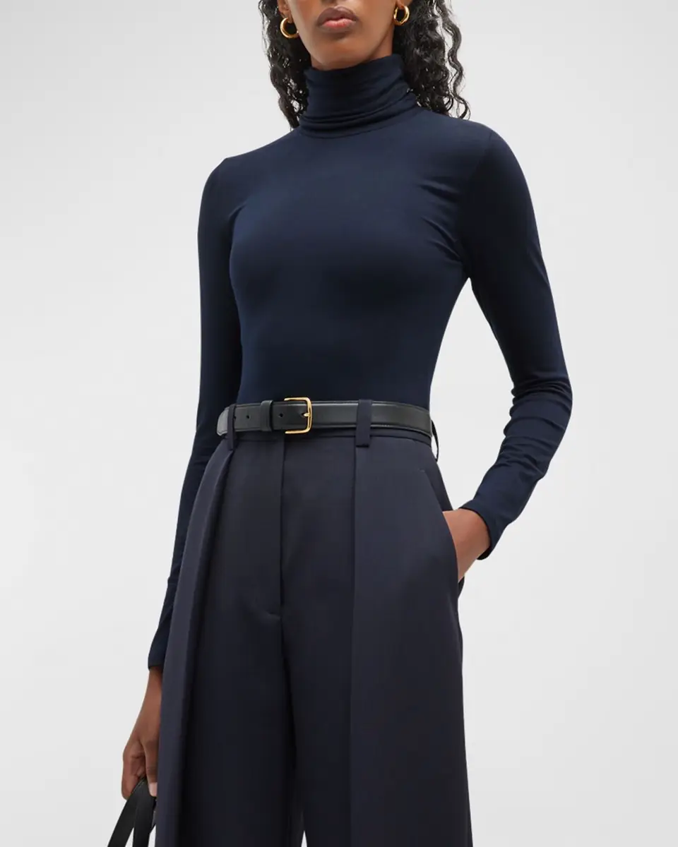 MAJESTIC FILATURES Soft Touch Long-Sleeve Turtleneck | Thumbnail 4 MAJESTIC FILATURES Soft Touch Long-Sleeve Turtleneck | Thumbnail 4