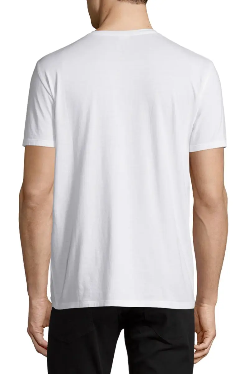Vince Short-Sleeve V-Neck Jersey T-Shirt, Gray | Thumbnail 4 Vince Short-Sleeve V-Neck Jersey T-Shirt, Gray | Thumbnail 4