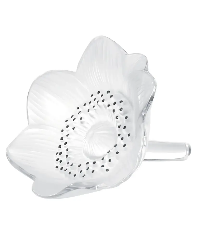 Lalique Anemone Flower Sculpture | Image 1 Lalique Anemone Flower Sculpture | Image 1