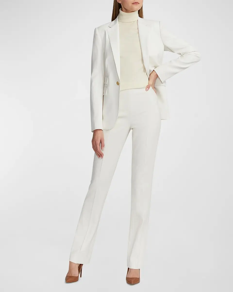 Ralph Lauren Collection Alandra Wool Crepe Pants | Thumbnail 2