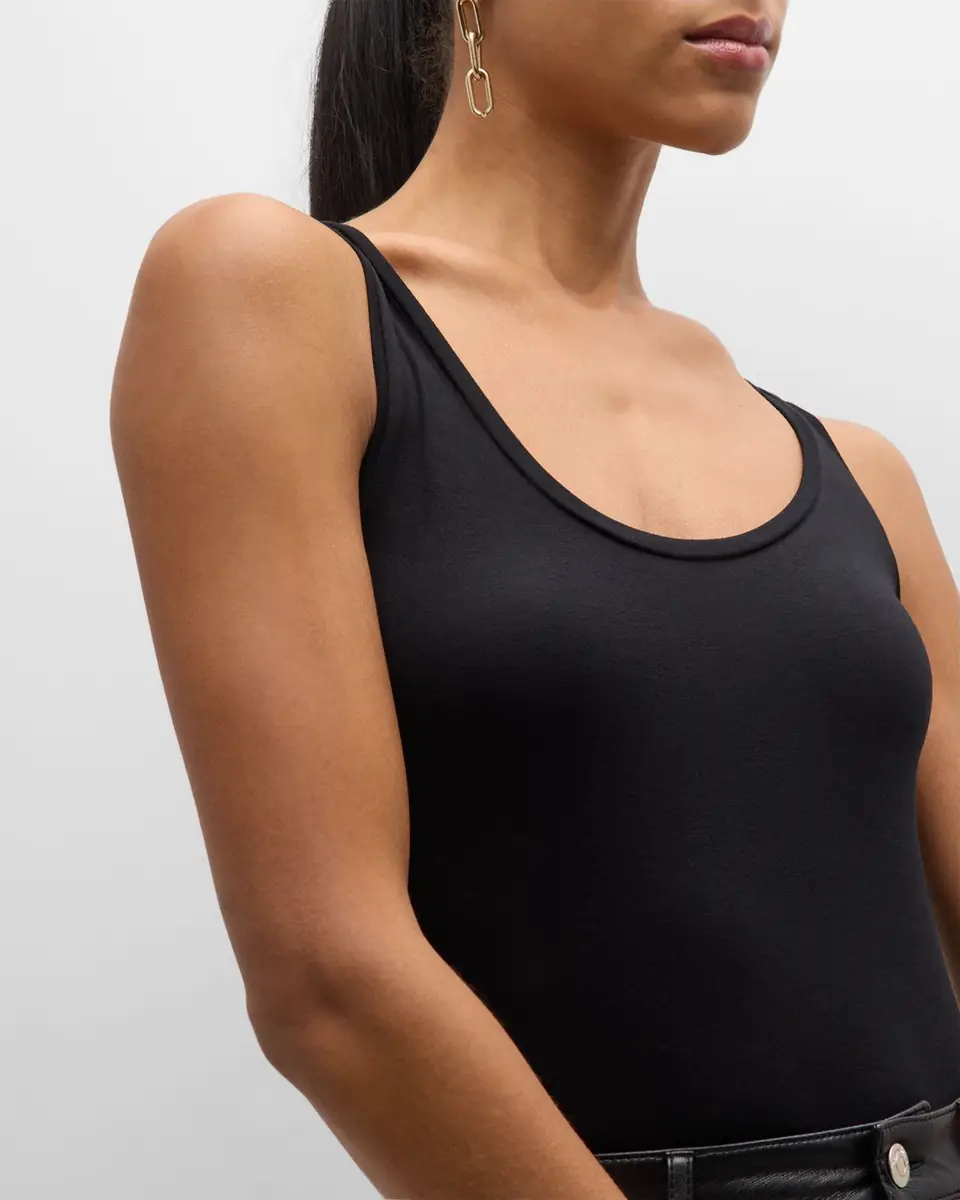 MAJESTIC FILATURES Soft Touch Scoop-Neck Tank | Thumbnail 5 MAJESTIC FILATURES Soft Touch Scoop-Neck Tank | Thumbnail 5