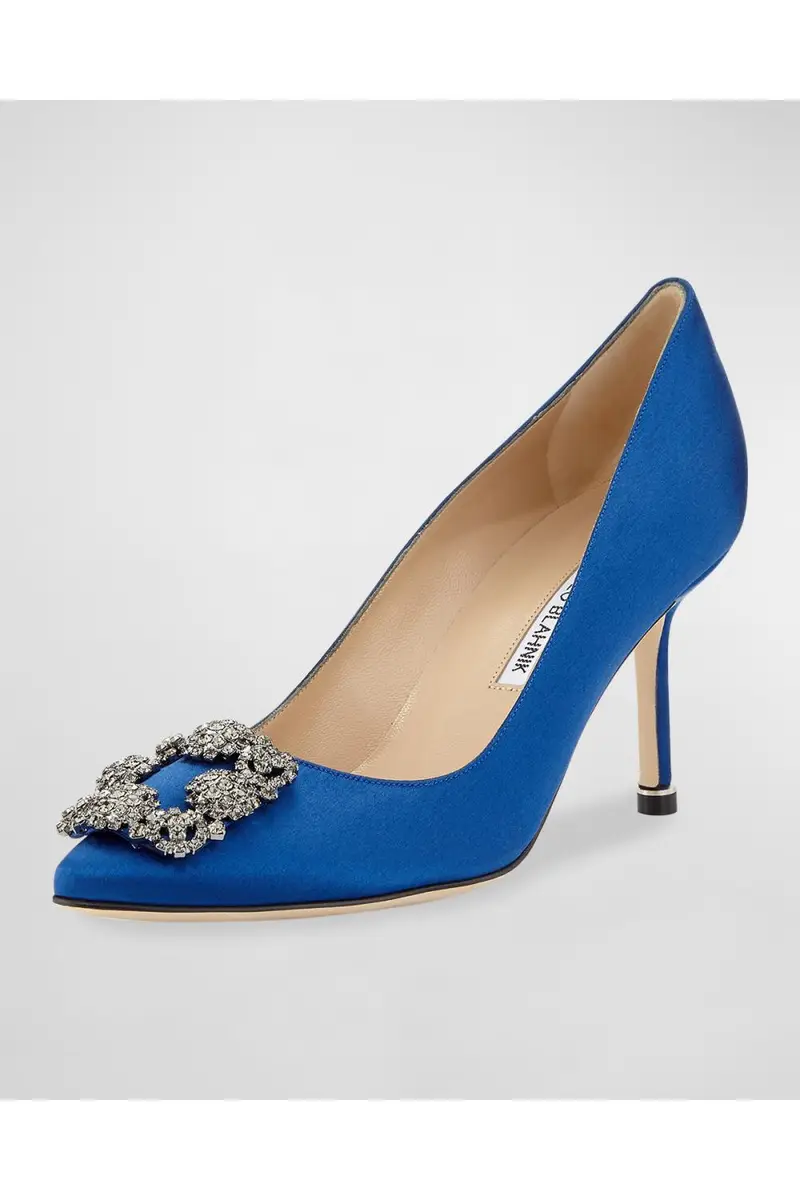 Manolo Blahnik Hangisi 70mm Pump | Thumbnail 4