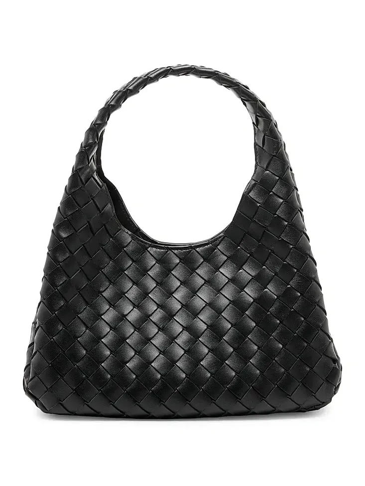 Women's Campana Small Intrecciato-Leather Shoulder Bag Women's Campana Small Intrecciato-Leather Shoulder Bag
