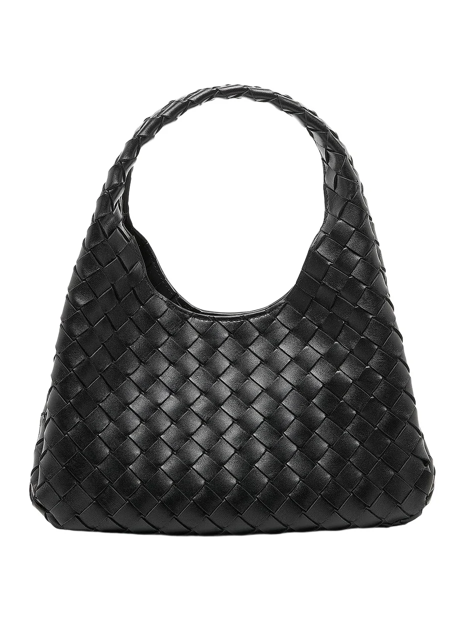 Women's Campana Small Intrecciato-Leather Shoulder Bag Women's Campana Small Intrecciato-Leather Shoulder Bag