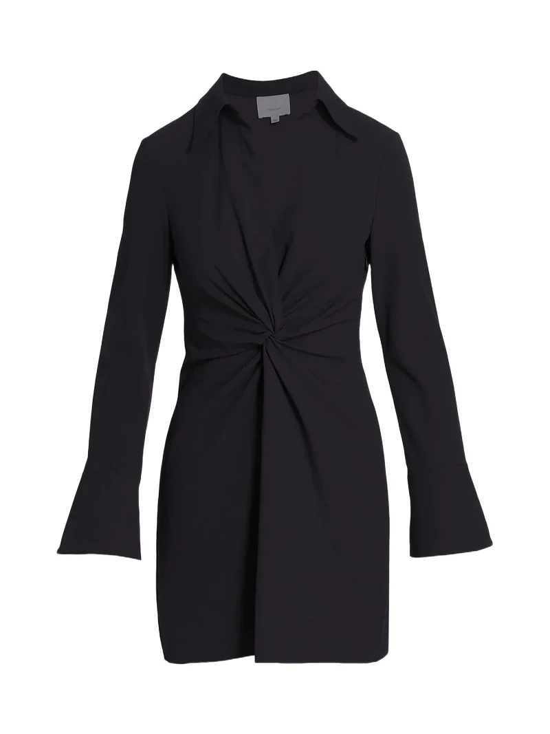 Cinq à Sept Women's McKenna Knot-Front Shirtdress