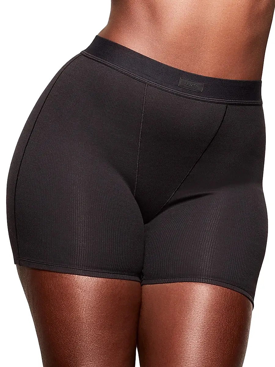 Skims Women's Cotton Rib Boxer | Thumbnail 3 Skims Women's Cotton Rib Boxer | Thumbnail 3